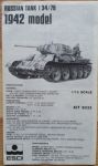 Russian Tank T 34/76 1943 model - Měřítko: 1/72 ESCI