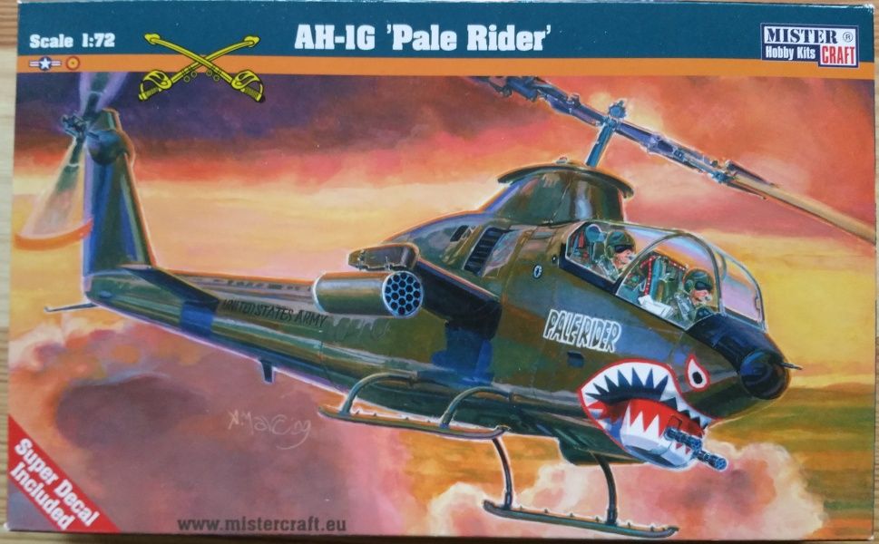 AH-1G COBRA PALE RIDER - Měřítko: 1/72 MISTER CRAFT