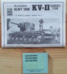 Russian Heavy Tank KV-II Late Type - Měřítko: 1/76 FUJIMI