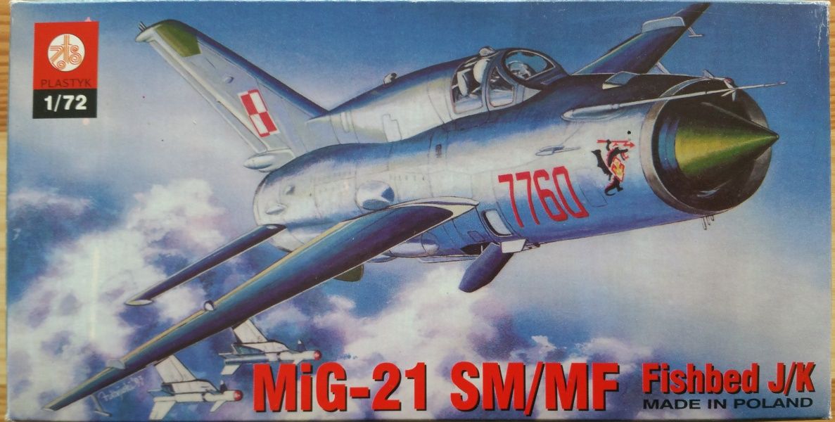 Mig-21 SM/MF Fishbed J/K - Měřítko: 1/72 ZTS Plastyk
