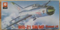 Mig-21 SM/MF Fishbed J/K - Měřítko: 1/72 ZTS Plastyk