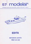 Motorová jachta třídy EX-500 | Digitální zpracování ve formátu .PDF - e-mail, Kopie plánku - vytištěno, fyzicky zasláno