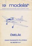 Volná polomaketa čs. Letadla na motor 1 ccm | Digitální zpracování ve formátu .PDF - e-mail, Kopie plánku - vytištěno, fyzicky zasláno